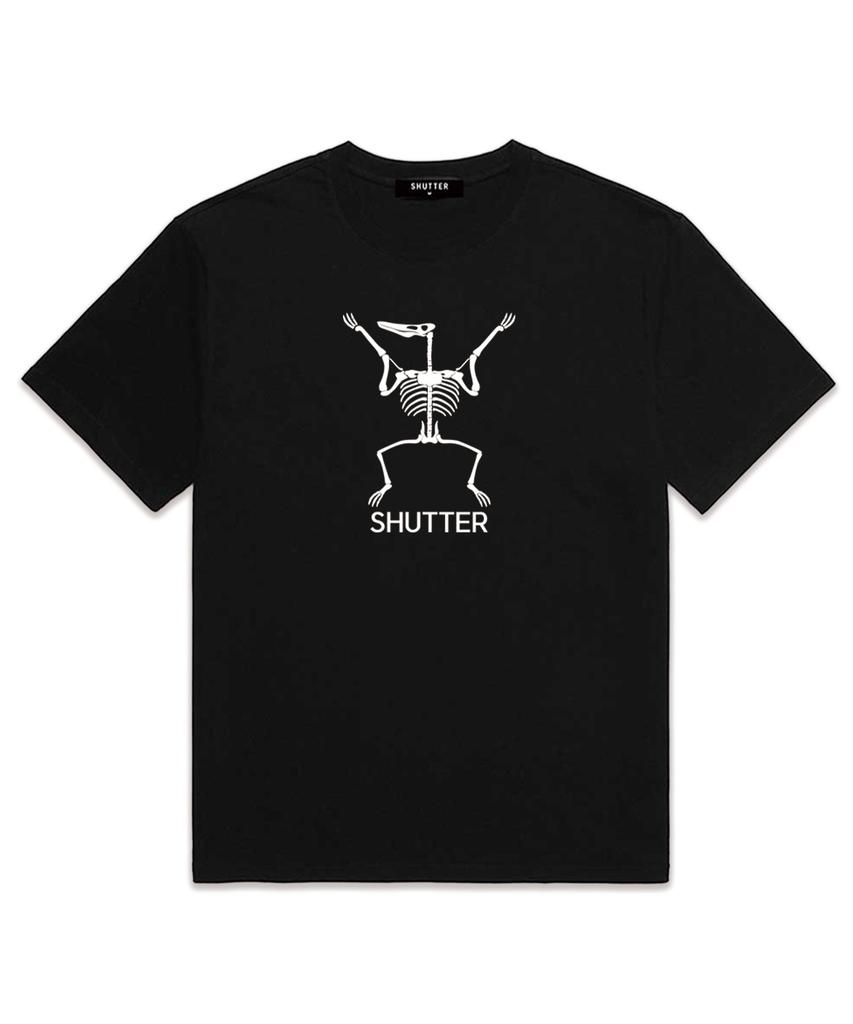 SHIRTER Jurassic Oversized Short Sleeve T-Shirt (Ss018) Black