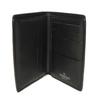Used 8901 VLTN Logo Card Holder 2Y2P0576LVN 7946 Smooth Calfskin White Pass Case/Business Card Holder/Pass Case Black