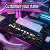 Custom Name Personalized Game on Pattern Mousepad, Laptop PC Desk Mat, Decorative Desk Mat for Home Keyboard Pad Gift