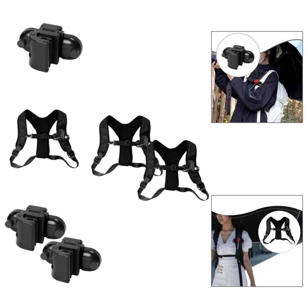 Sun Blocker Umbrella Holder Hands Free Bracket Mount Portable Support for Travel and Sports Use