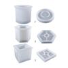 Planter Vase Flowerpot Handcraft Soap Candle Plate Resin Mold Silicone Mould