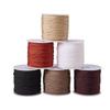 PH PandaHall 6 Rolls Nylon Mixed Hand Braided for Chinese Craft Handicraft Handmade Bracelet Original 0.8mm String, Approx. 94m/roll, Colors, String,