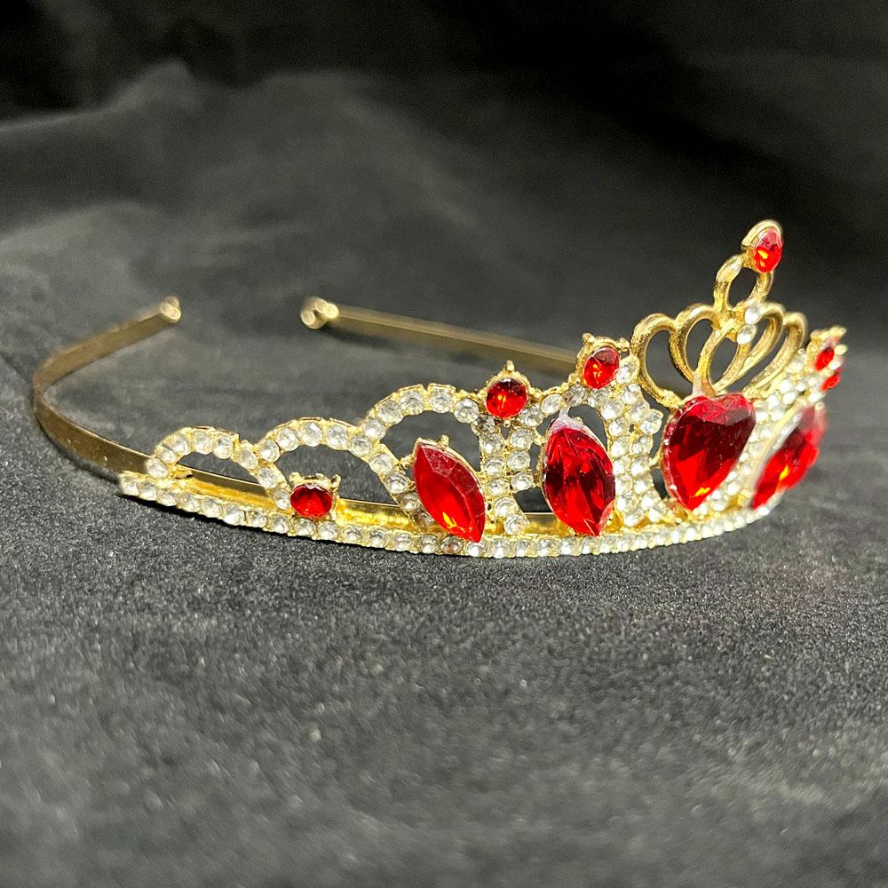 1pc Elegant Princess Bride Crystal Crown Rhinestone Wedding Tiara for Prom Special Events Children's Hair Zircon Accessories