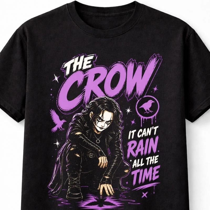 The Crow Gothic Revenge Movie Brandon Lee Unisex TShirt S