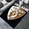Individueller Name FC St. Pauli Teppich für Wohnzimmer Schlafzimmer Zuhause Sofadekoration, Kinder Spiel rutschfeste Bodenmatte