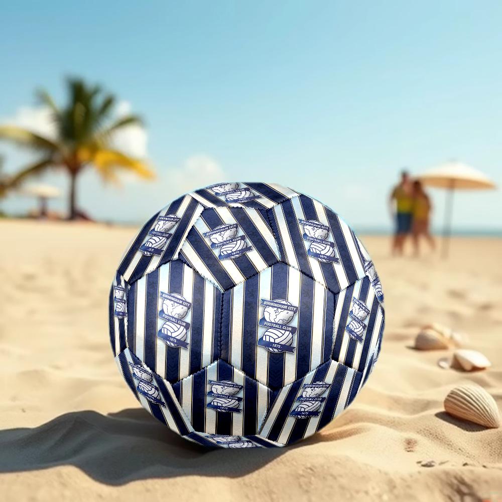 Birmingham City Taglia 5 Pallone da Calcio Alta Elasticità Pallone da Calcio Per Competizione All'aperto Allenamento Quotidiano Gioco