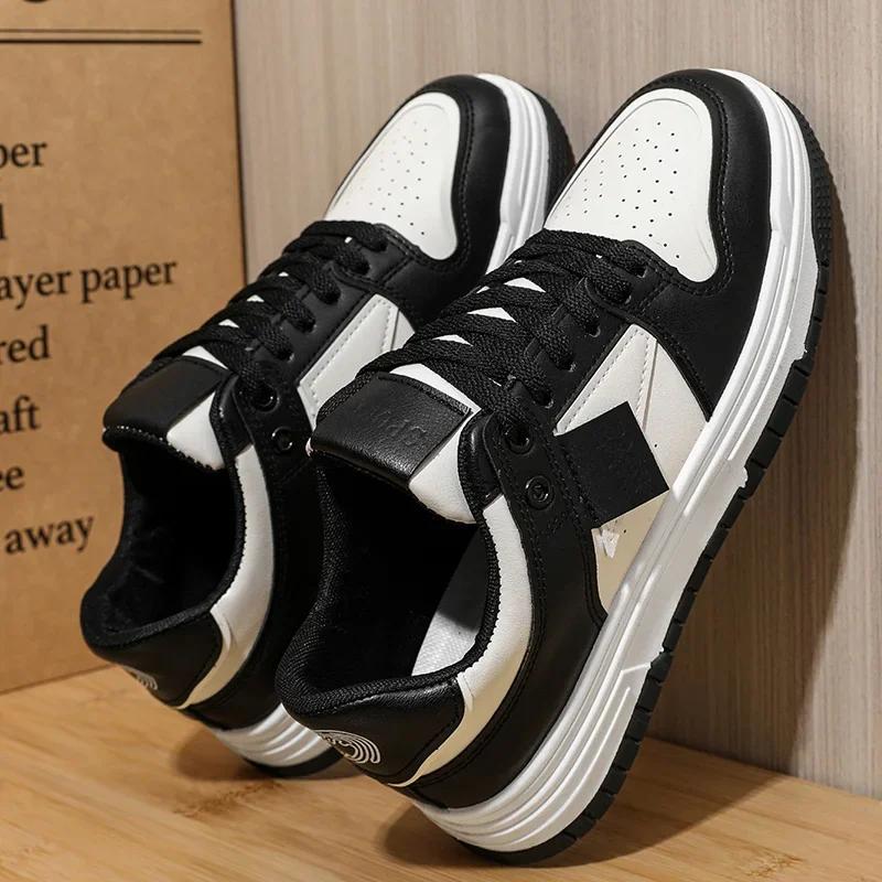 Fashion White Platform Men Casual Shoes Comfortable Mens Tennis Walking Running Sneakers Outdoor Breathable Men Vulcanize Shoes