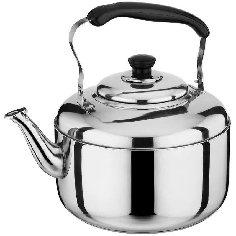 304 Stainless Steel Whistling Stovetop Kettle CN Plug (adapter Included)
