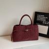 Handbag: European and American Retro Tote Bag with Suede and Large Capacity for Commuting