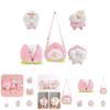Cute And Cuddly Toby Peach Plushie Keychain Bag Accessory