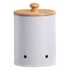 Vintage Style Potato Onion Garlic Storage Container with Ventilation Holes Space Saving Kitchen Storage Bins