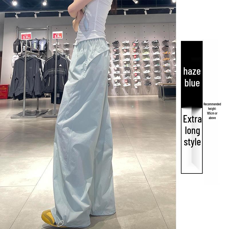 

Women s High-Waist Quick-Dry Wide-Leg Pants - Summer 2025 Style S (70-95 lbs)