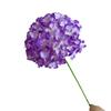 Single Head Large Hydrangea Simulation Flower Purple Wedding Hall Floral Art Guide Flower Arrangement Soft Props