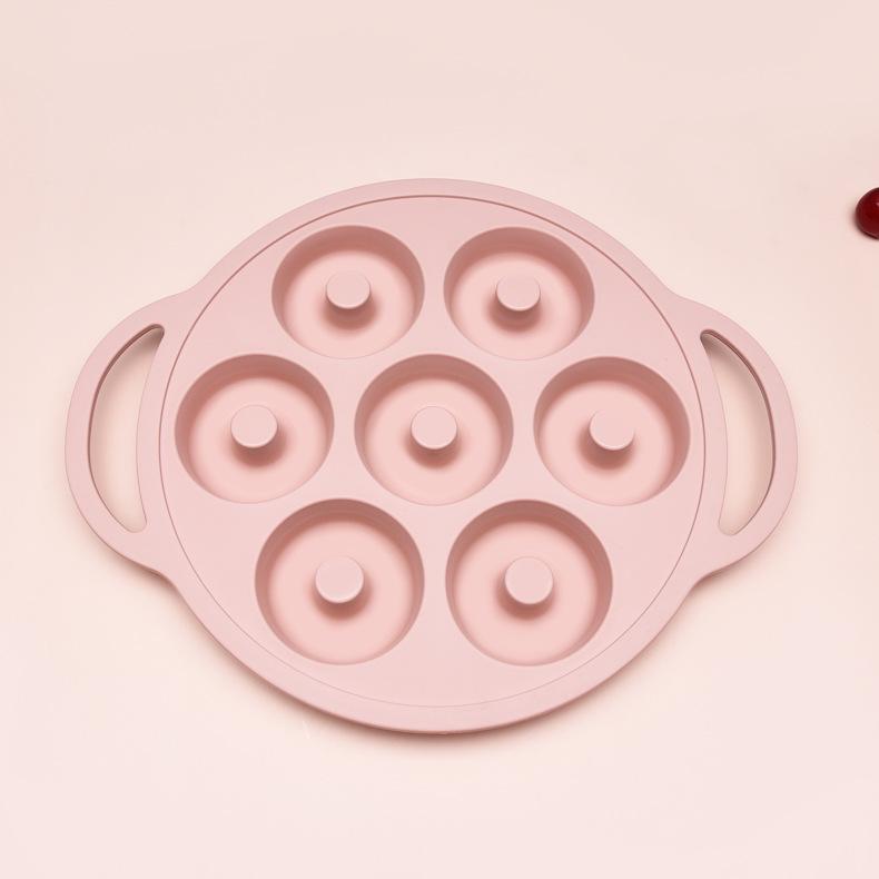 Donut Silicone Cake Pan with Hardware Easy Demoulding Silicone Cake Mold DIY Baking