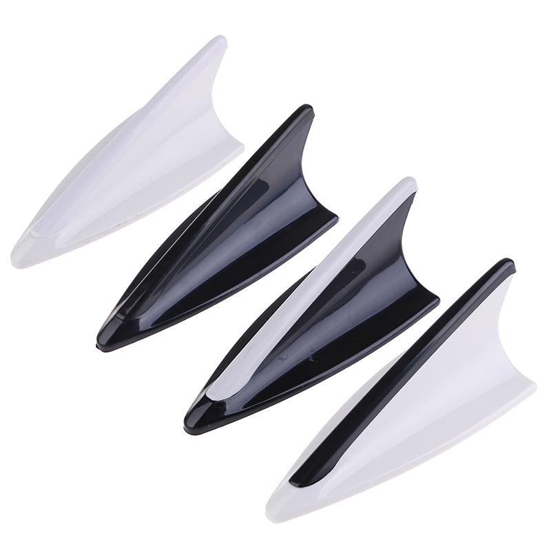 1Pc Car Shark Fin Universal Roof Antenna Radio Fm/Am Anti-Static Paste Aerial
