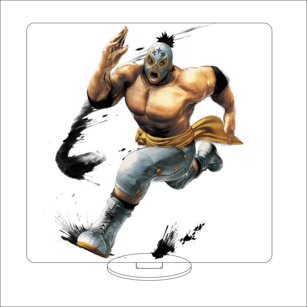 16CM Anime Sutorīto Faitā Figure Stand Model BLANKA/ZANGIEF/DHAISIM/Cammy White Cute Desk Decor Standing Sign Gifts