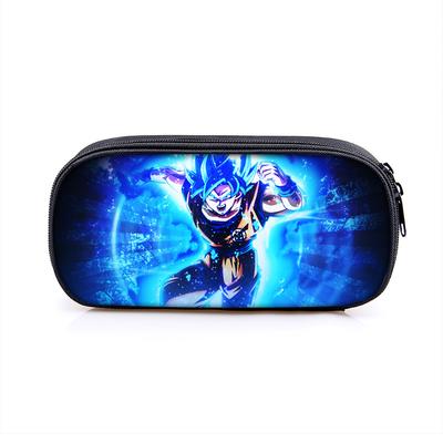 Dragon Ball Anime Son Goku Cartoon Large Capacity Pencil Case Fashion Boys Girls Pen Bags School Student Supplies Stationery Box