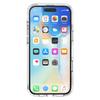 For iPhone 16 Case Airbag Design PC+TPU Clear Protective Phone Cover