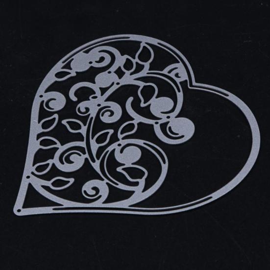 Metal Hollow Love Heart Vine Cutting Die Scrapbook Album Paper Card Stencil