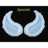 Wings Candle Mold DIY Silicone Epoxy Mold Cake Candy Chocolate Fondant Soap Cake Decorating Tool 2 Pcs/Set