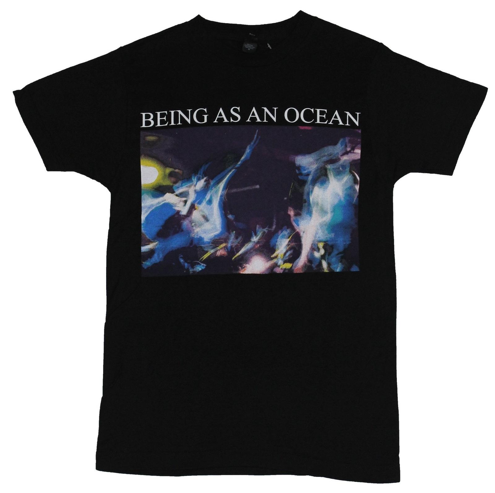 Being As An Ocean Mens T-Shirt -Ghostly Light Trailed Box Photo Image S