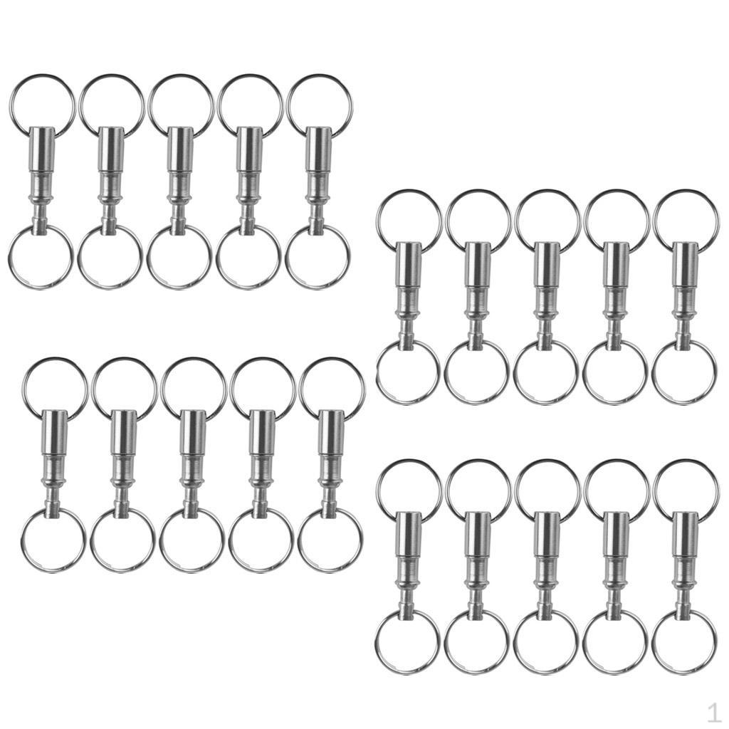

20 шт. Съемные кольца для ключей Кольца Концевой держатель для ремня