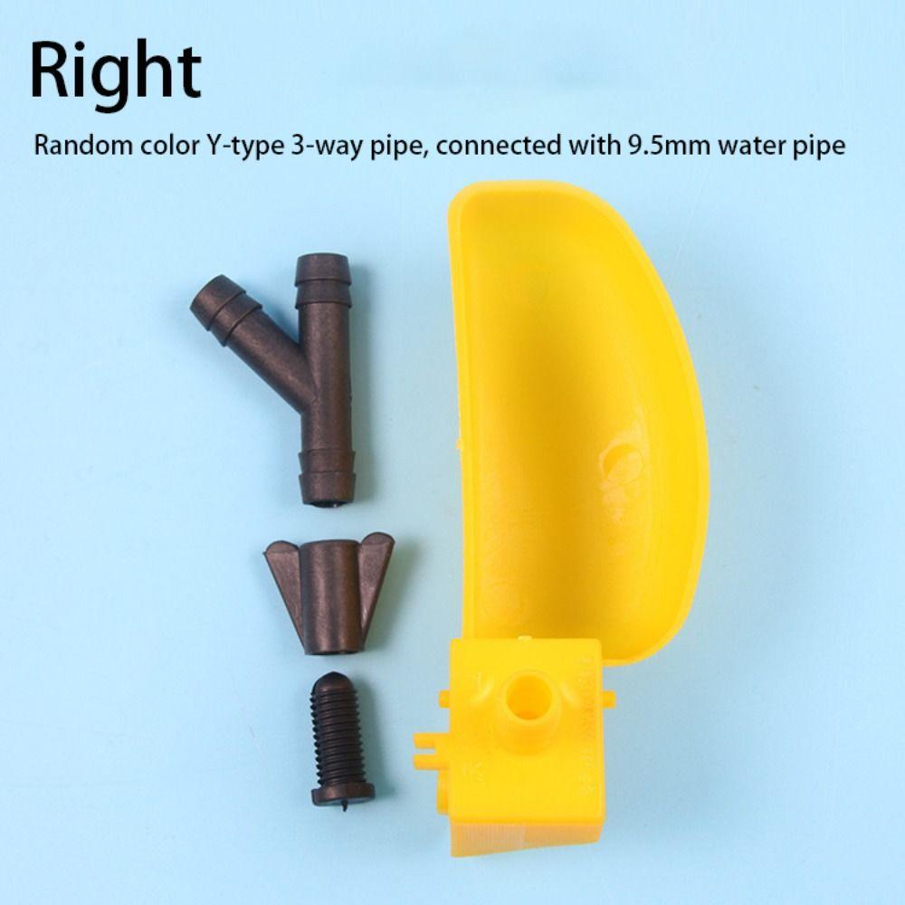 

12 шт. пластиковая поилка для птиц, автоматическая поилка для перепелов, поилка для гусей 12Pcs Right