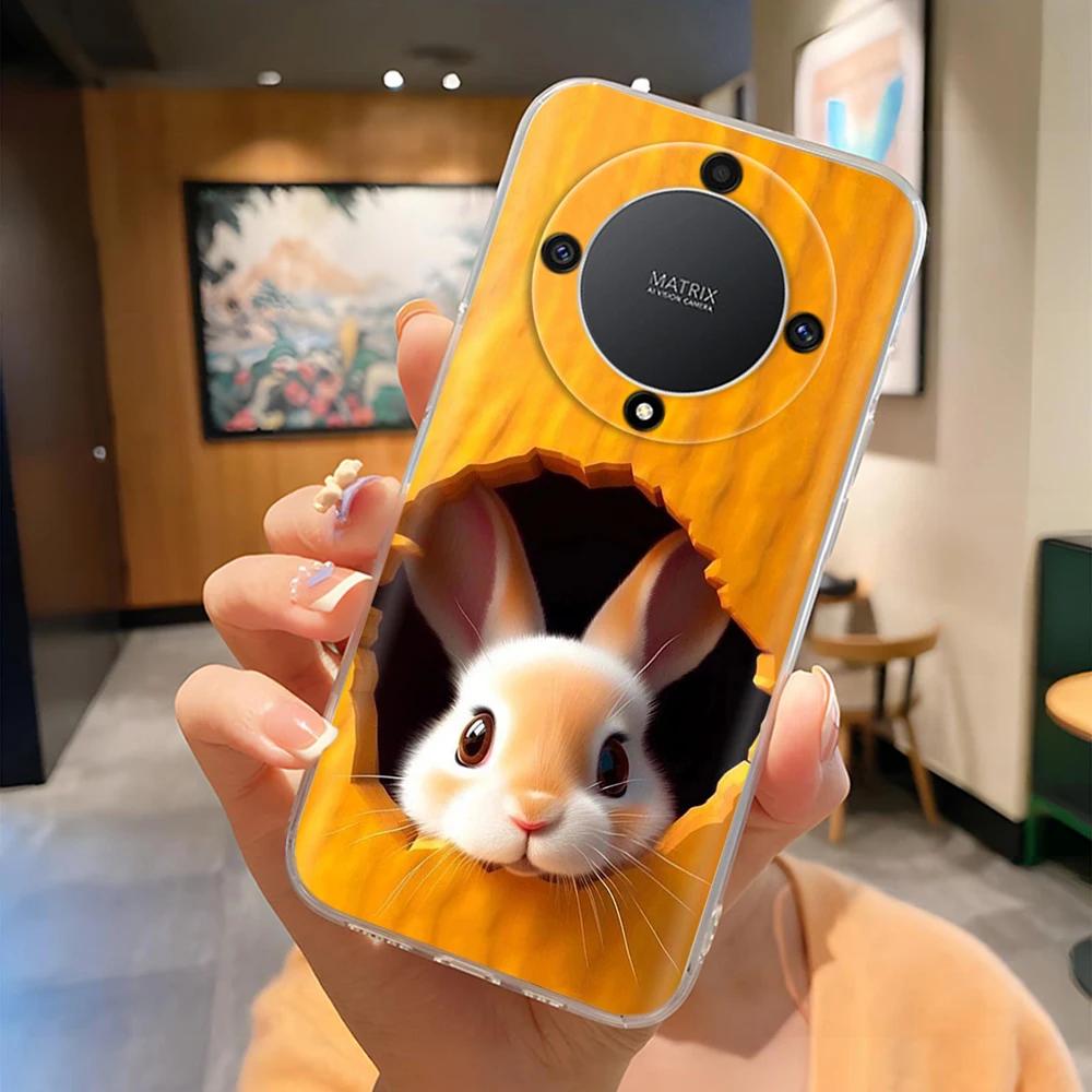 For Honor Magic5 Magic 5 Lite Pro Phone Case Cute Panda Full Protection High Quality Silicone Back Cover for Honor Magic5 Lite