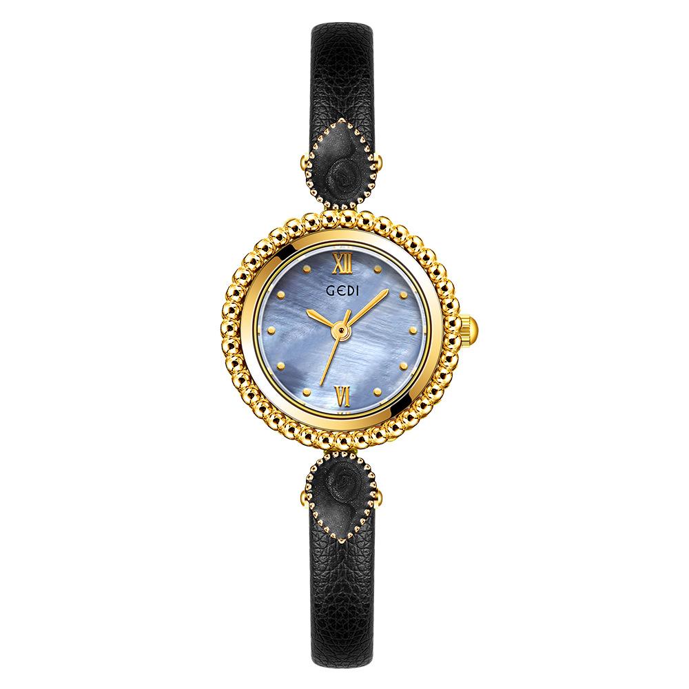 Bohemian Women'S Watch, Niche High-End Fritillary Disc, Small And Exquisite Temperament, Belt Quartz Watch