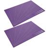 2Pcs Cutting Mat Board Manual Model Rubber Stamp Engraving Art SelfHealing Craft Film A3