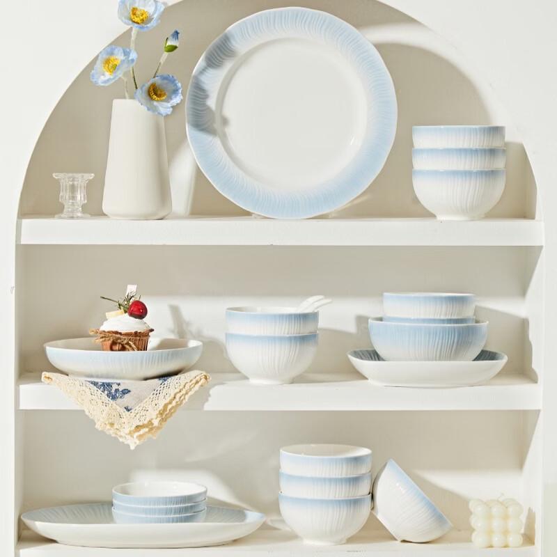 Haoya Underglaze Ceramic Dinnerware Set