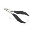 Hair Extension Lightweight Weft Clamp Tool Stainless Steel for Beauticians