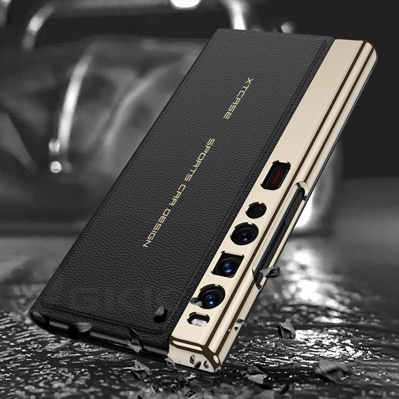 GKK Original Case For Huawei Mate XS2 Luxury Plating Painted Leather Magnetic Fold Bracket Hard Cover For Honor Magic V Purse