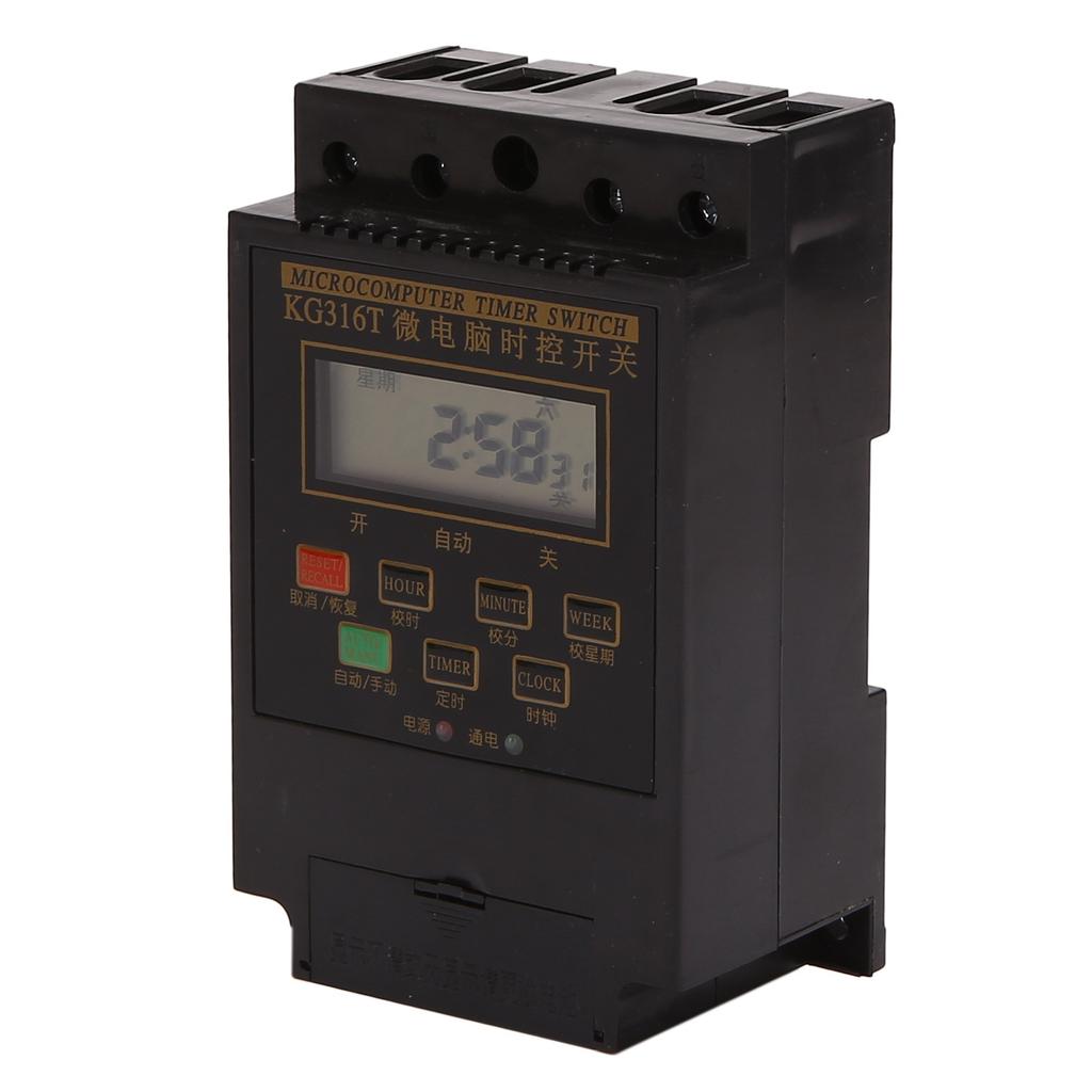 KG316T Timer ON / OFF Relay Module, Microcomputer Time Control Switch ...