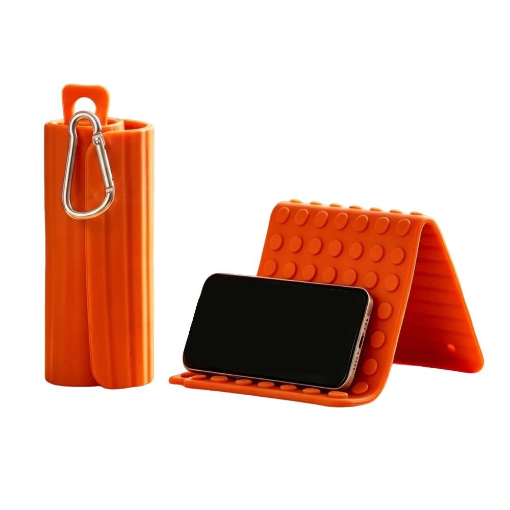 Bendable Foldable Phone Stand Flexible Desktop Tablet Stand Watching Videos оранжевый