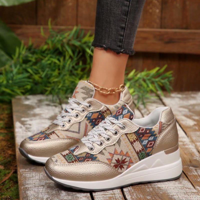 Women's Plus Size Thick Platform Sneakers Versatile Casual Euro-American Fashion New Autumn Winter Wholesale