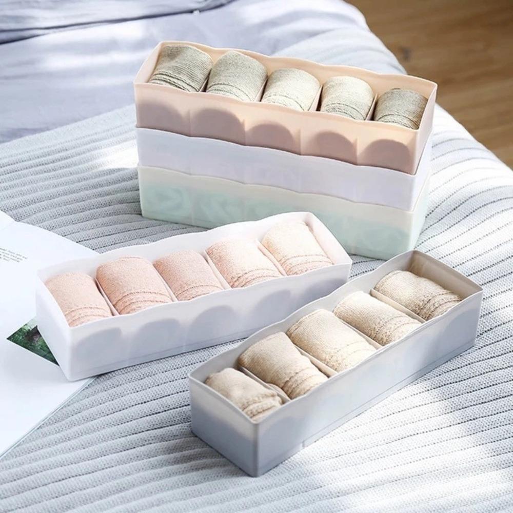 Can Be Stacked Underwear Storage Box Compartments Socks Case High Quality Bras Storage Box