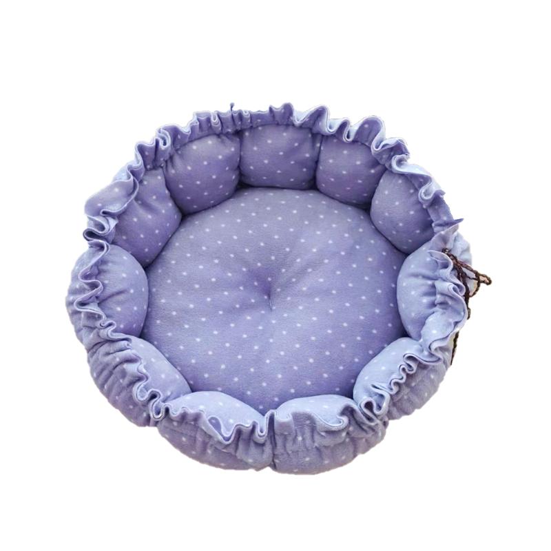 Cama Nido Creativa Suave Cálida para Mascotas de Doble Uso con Cordón Ajustable Cojín para Mascotas para Gatos Cachorros Suministros para Mascotas