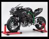 XLG Key Start 1:6 Kawasaki H2R Motorcycle Model with Ignition, Spray, and Sound Effects.