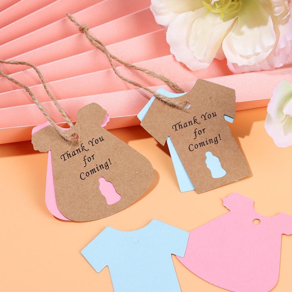 Reveal Christening Packing Labels Feeding Bottle Feet Thank You For Coming Baby Shower Hanging Tags