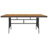 7 Piece Garden Dining Set Poly Rattan Grey
