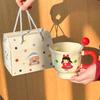 Birthday Gift for Boys and Girls, Cute Polka Dot Ceramic Mug Creative Home Coffee Mug Souvenir Gift Box