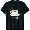 Funny Kit-Tea Cat Funny British Shorthair for Cat Lover T-Shirt Sweatshirt Hoodie Tank Top V-Neck for Men Women Kids
