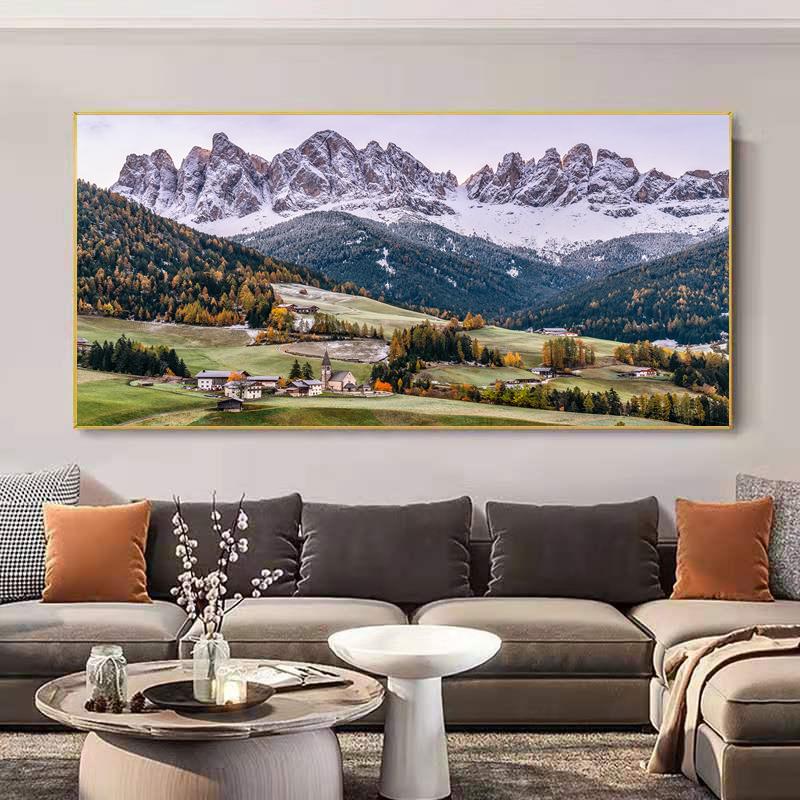 Krajobraz islandia Vestrahorn Mountain płótno malarstwo Nordic natura plakaty i druki obrazy na ścianę Home Decor bez ramki