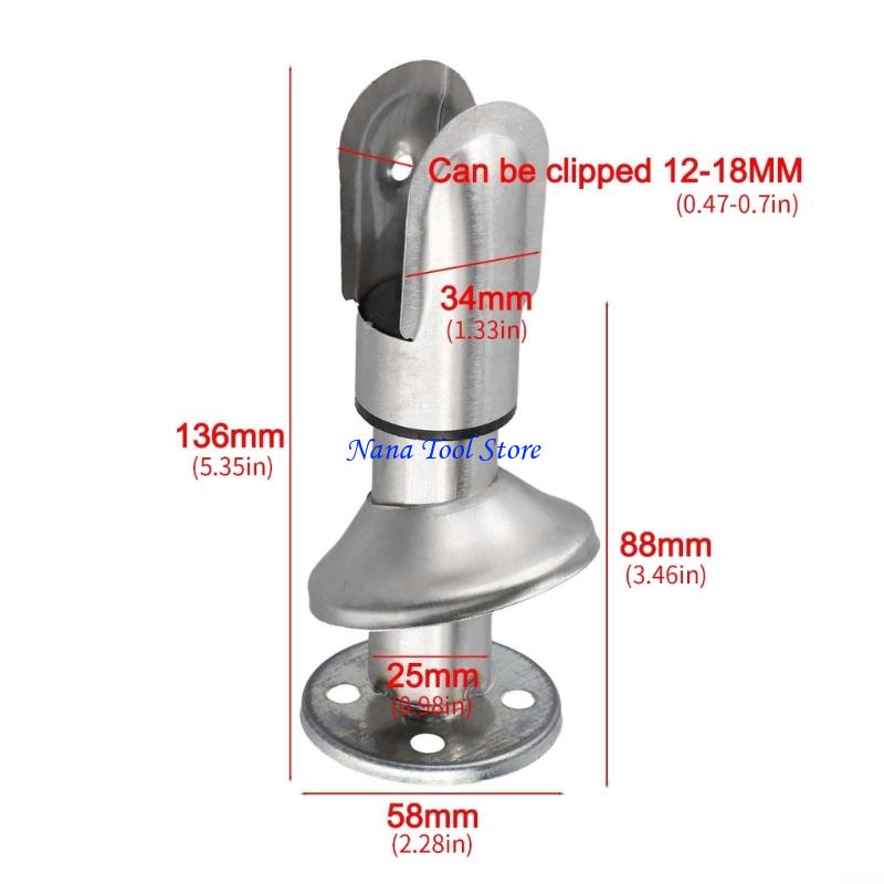 31GJ Restroom Support Hinges Door Lock Restroom Partition Fittings Enduring