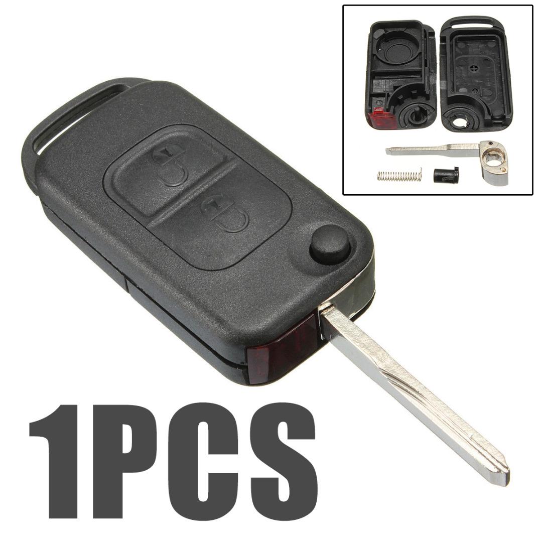 

Pdtoweb 2 кнопки складной флип удаленный брелок чехол для Mercedes Benz ACE W168
