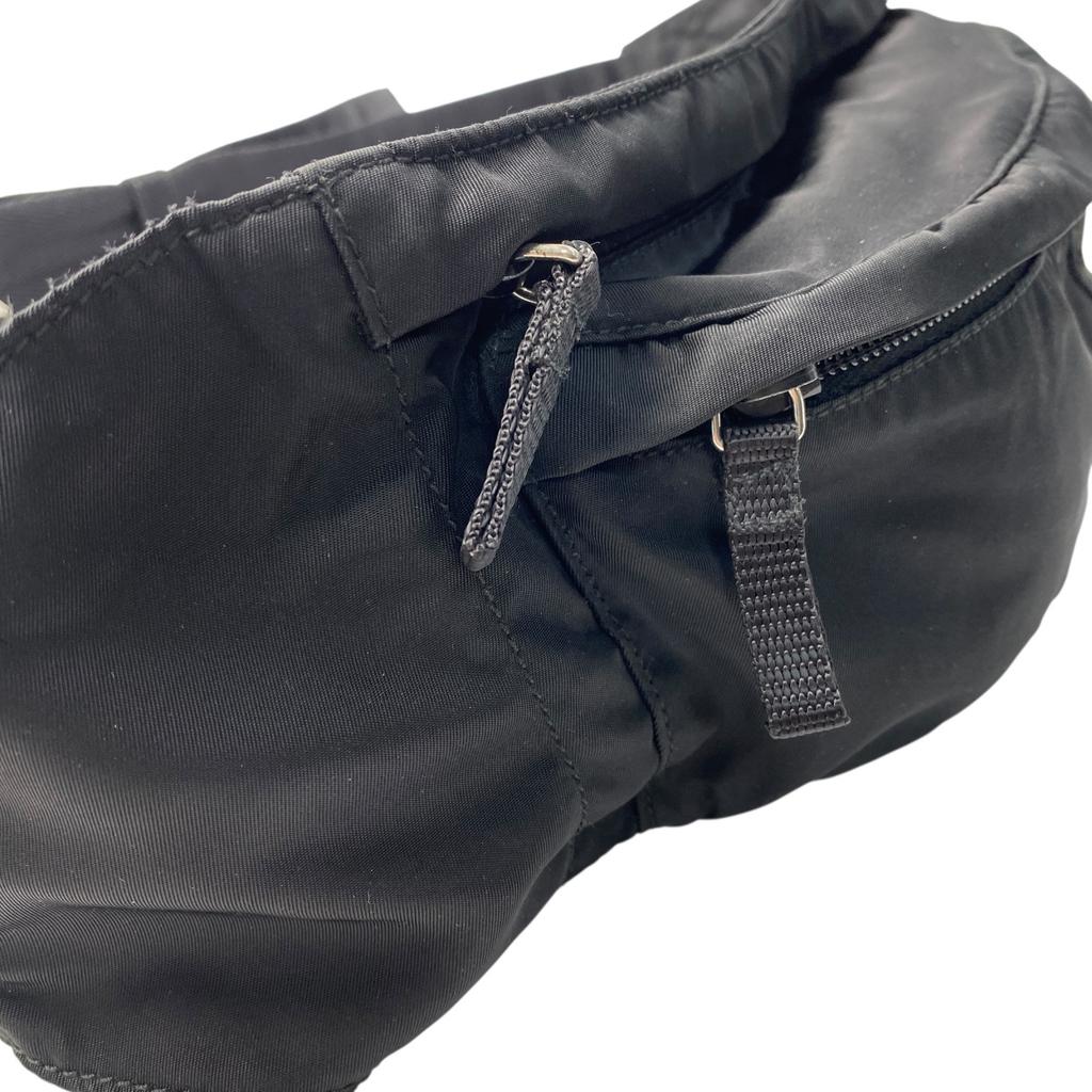 Used PRADAbody bag black Nylon Women