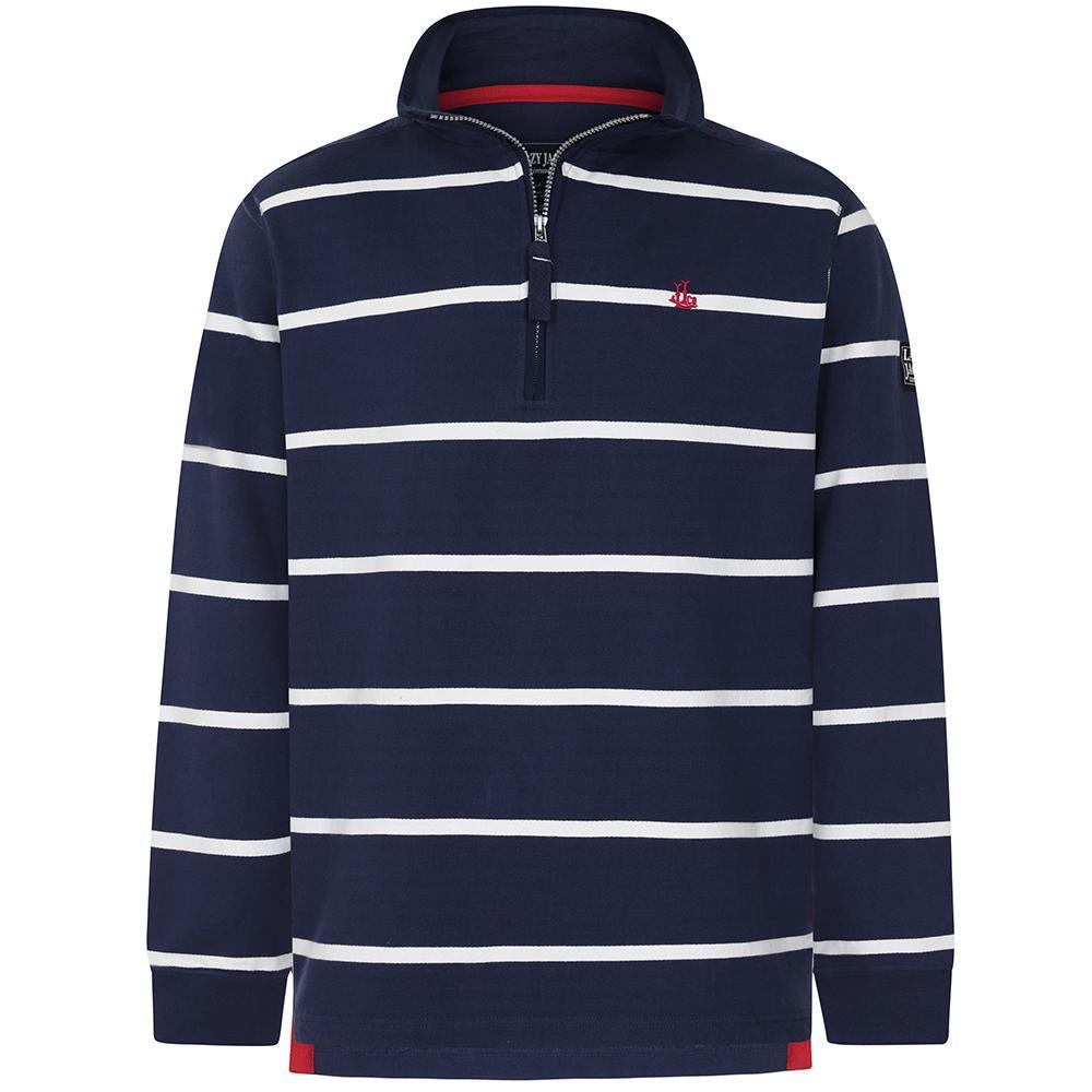 Lazy Jacks Mens Striped Sweatshirt