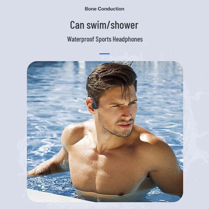 Numan Waterproof Bone Conduction Bluetooth Sports Headphones