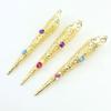 10PCS Ancient Queen Fingernail Claw Rings Gold Nail Rings Suitable for Halloween Cosplay and Belly Dance Showing